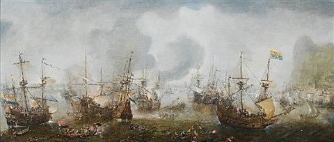 Cornelis Claesz van Wieringen The Battle of Gibraltar by Cornelis Claesz van Wieringen on artnet