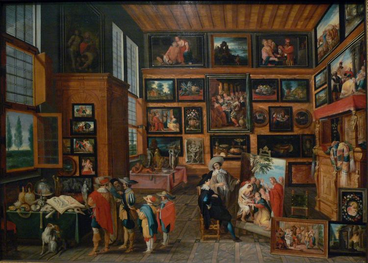 Cornelis de Baellieur BAELLIEUR Cornelis de Interior of a Collectors Gallery of