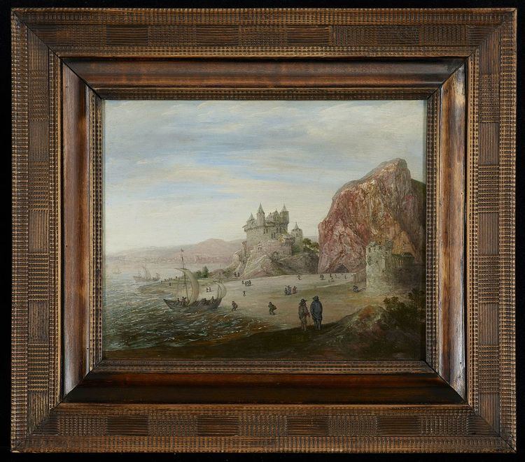 Cornelis Liefrinck FileCornelis Liefrinck Coastal Landscape with Granite Cliffs
