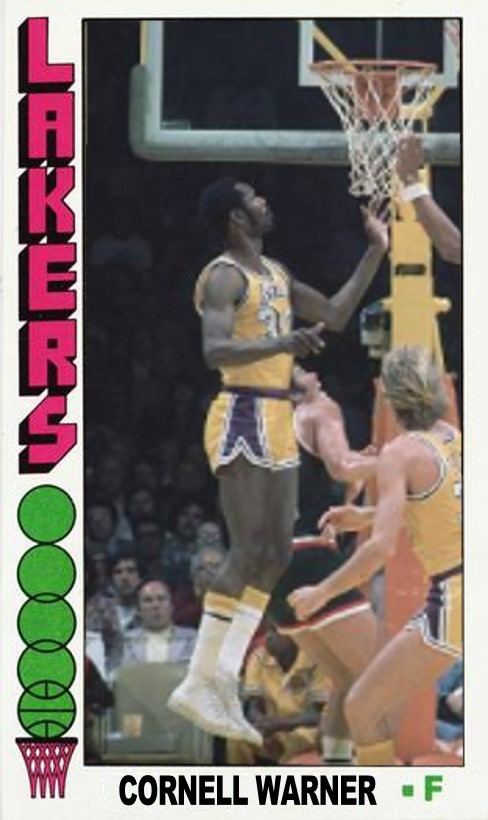 Cornell Warner Cornell Warner Los Angeles Lakers My Custom Basketball Cards