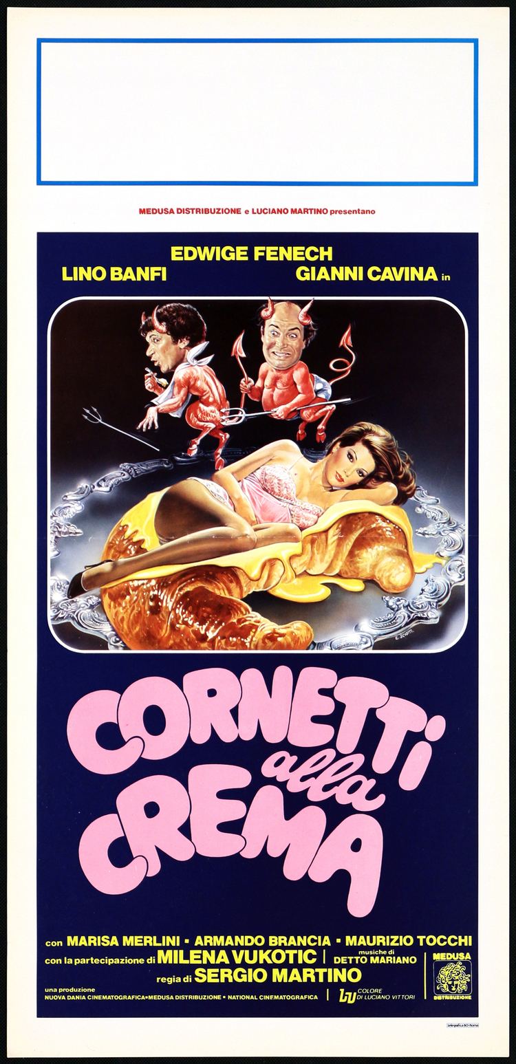 Cornetti alla crema CORNETTI ALLA CREMA LOCANDINA CINEMA FILM FENECH MERLINI SEXY