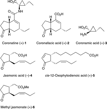 Coronatine Total syntheses of coronatines by exo selective DielsAlder