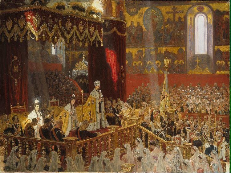 Coronation of the Russian monarch