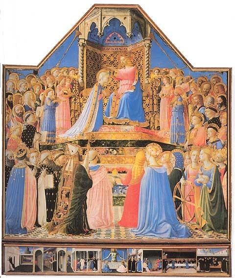 Coronation of the Virgin (Fra Angelico, Louvre) Fra Angelico The Coronation of the Virgin