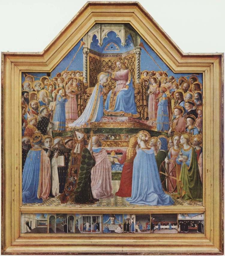 Coronation of the Virgin (Fra Angelico, Louvre) httpsuploads3wikiartorgimagesfraangelicoc
