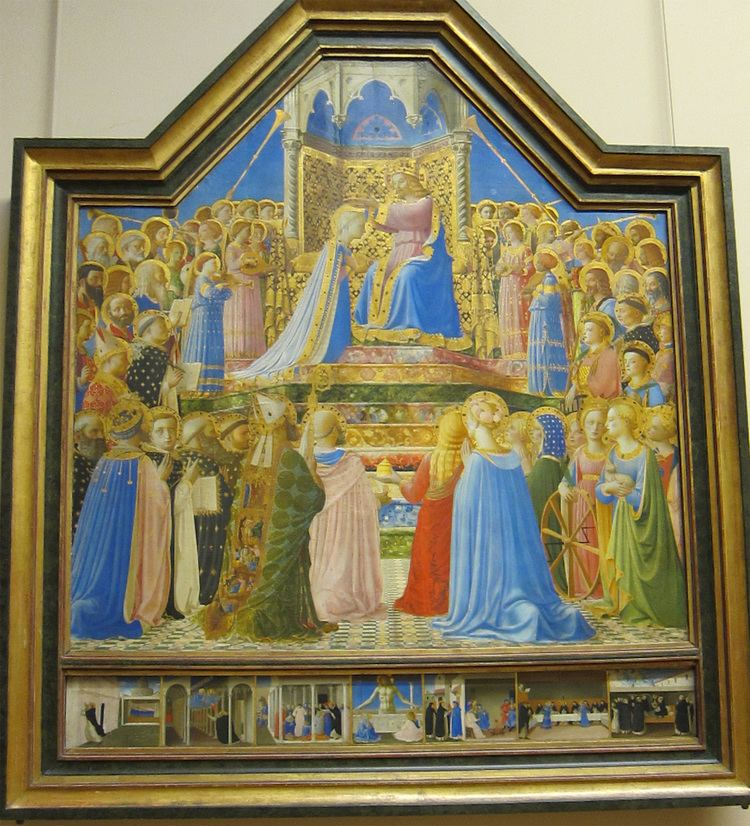 Coronation of the Virgin (Fra Angelico, Louvre) Fifteenth Century Florentine Painting