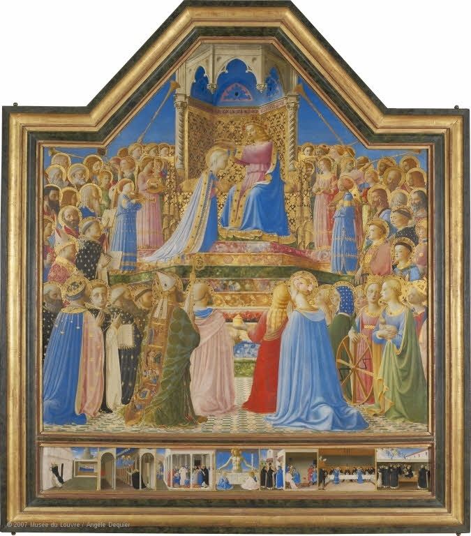 Coronation of the Virgin (Fra Angelico, Louvre) The Coronation of the Virgin Louvre Museum Paris