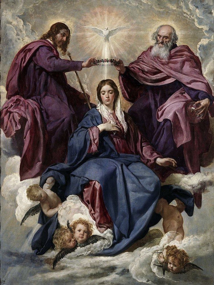 Coronation of the Virgin (Velázquez) httpsuploadwikimediaorgwikipediacommonsthu