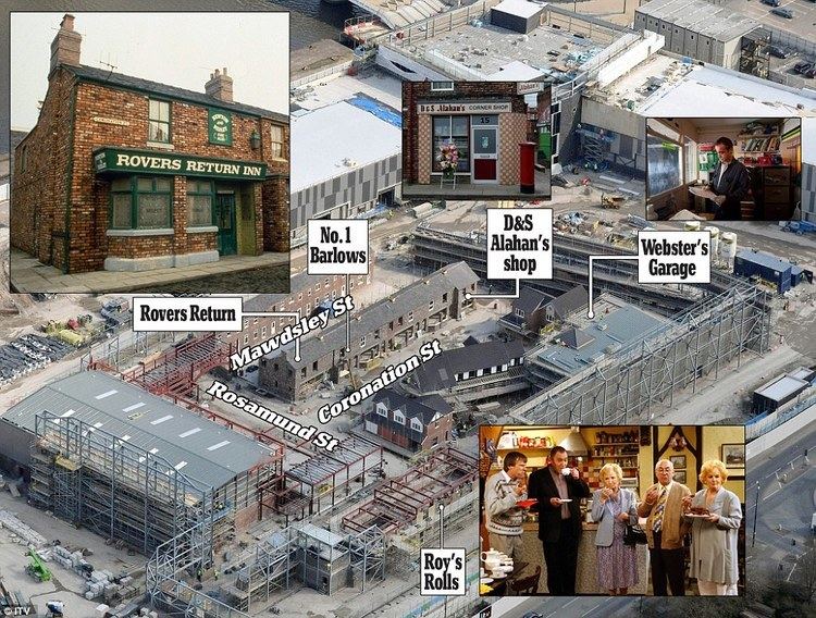 Coronation Street sets Birdseye view pictures show the enormous size of Corrie39s new 77