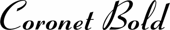 Coronet (typeface) Coronet Bold premium font buy and download