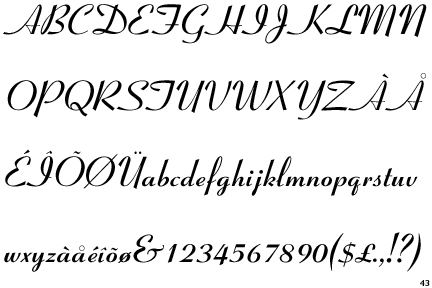 Coronet Typeface