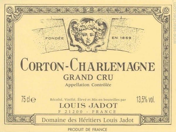 Corton-Charlemagne Tasting Notes 2010 Louis Jadot Domaine des Heritiers Corton