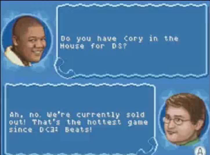 Cory in the House (video game) Cory for DS Cory in the House Know Your Meme