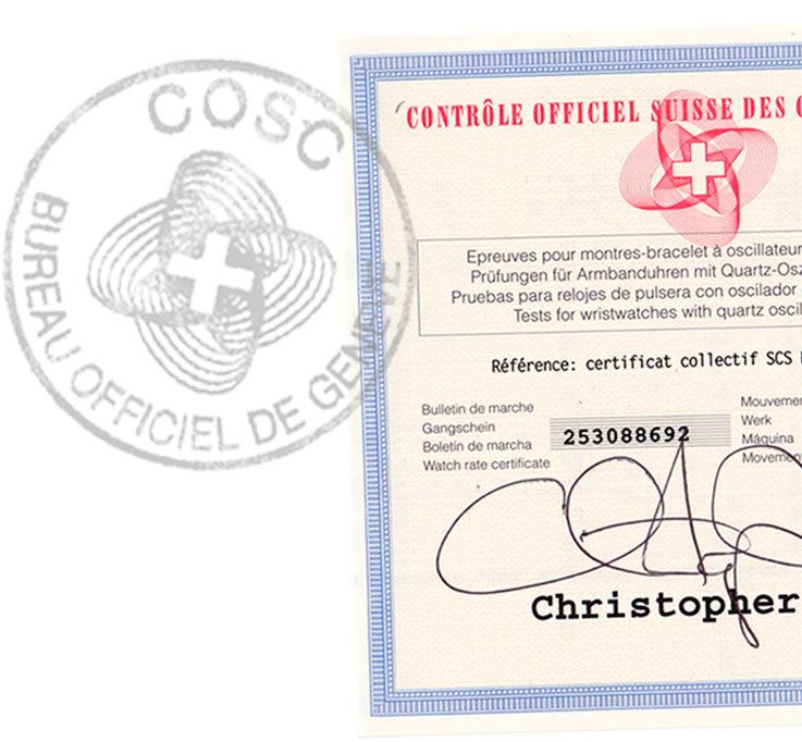 COSC COSC Certified Chronometer