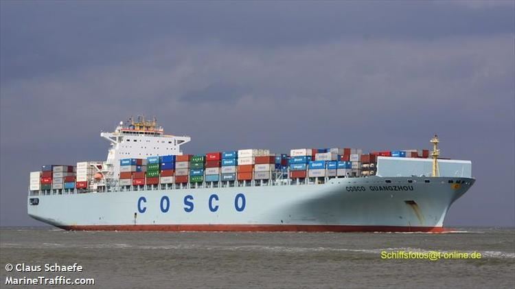 COSCO Guangzhou Vessel details for COSCO GUANGZHOU Container Ship IMO 9305570