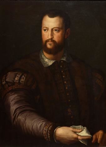 Cosimo I de' Medici, Grand Duke of Tuscany Italian Painting Catalogue PORTRAIT OF COSIMO DE39 MEDICI GRAND