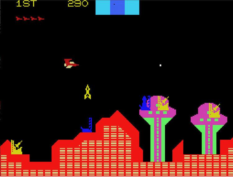 Cosmic Avenger Game review CBS Electronics Cosmic Avenger for Colecovision coleco