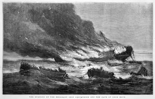 Cospatrick (ship) Fire on the Cospatrick The voyage out Te Ara Encyclopedia of New