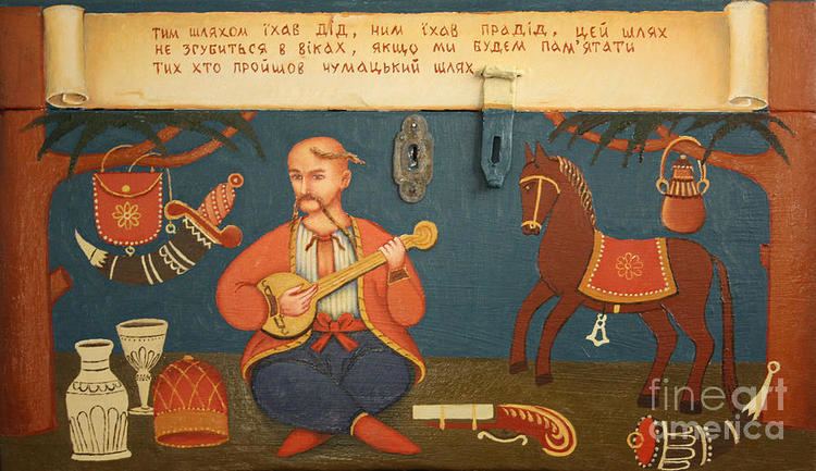 Cossack Mamay Cossack Mamay Painting by Vsevolod Poliohin