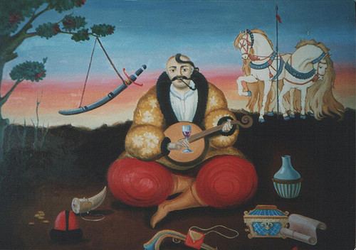 Cossack Mamay Cossack Mamay Oil wood 60cmx80cm Inna ANDRUSHCHENKO Flickr