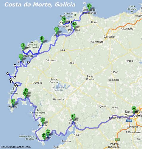 Costa da Morte Rutas por Galicia