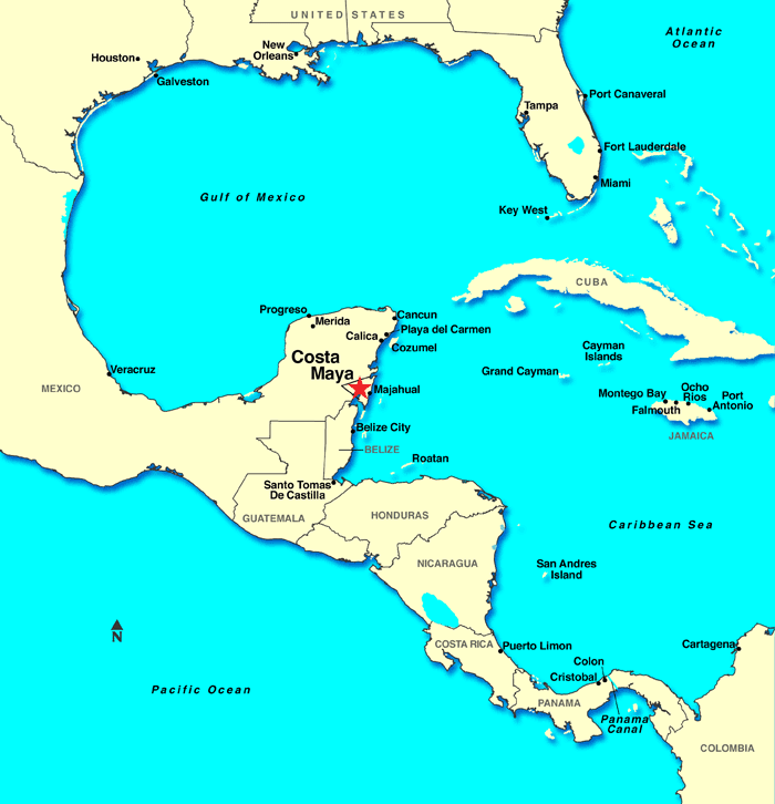 Costa Maya Costa Maya Mexico Discount Cruises LastMinute Cruises Short