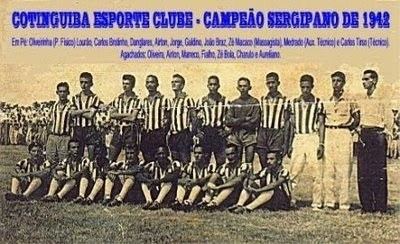 Cotinguiba Esporte Clube Cotinguiba Esporte Clube Histria dos Clubes Nacionais