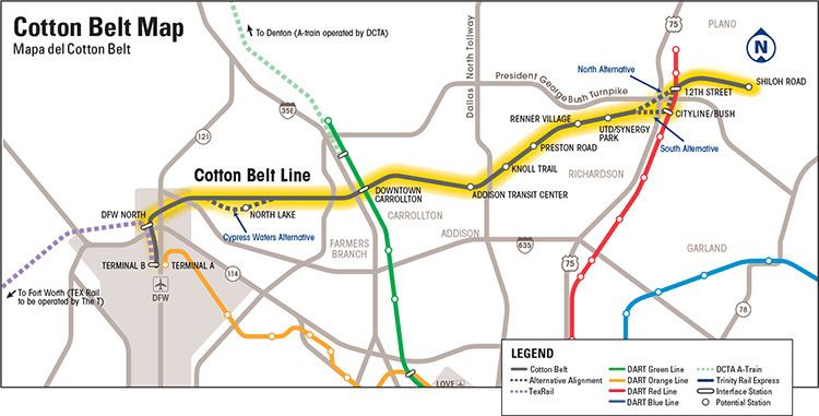 Cotton Belt Rail Line Richardson begins planning for Cotton Belt Rail Line39s impact