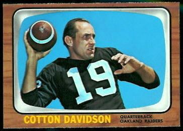 Cotton Davidson Cotton Davidson 1966 Topps 109 Vintage Football Card