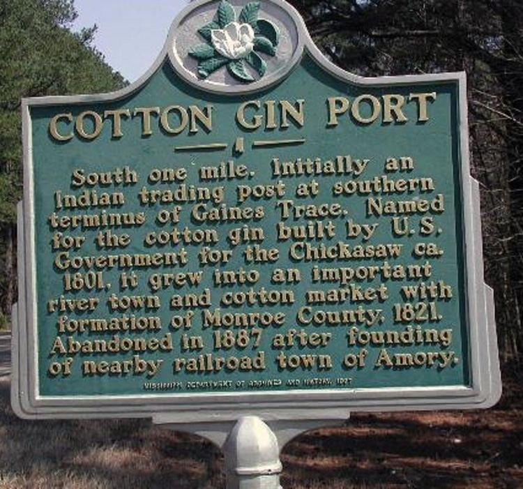 Cotton Gin Port, Mississippi A historic ghost town in Mississippi was once a prospering town in