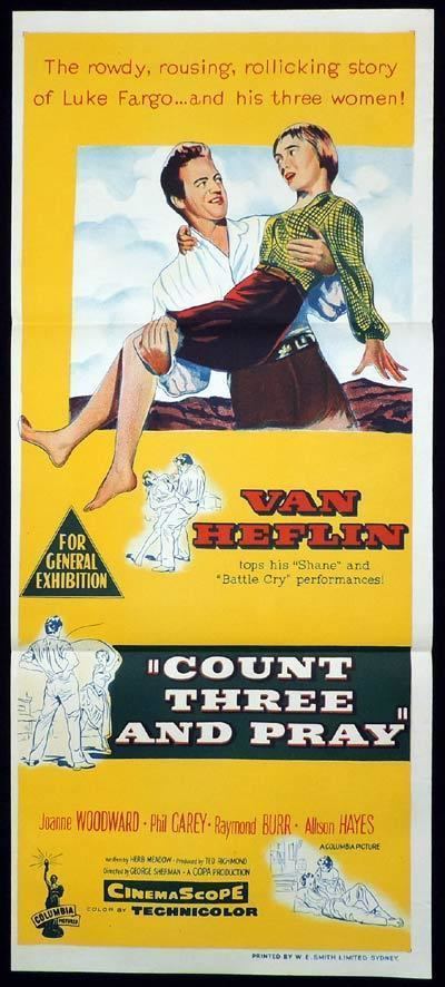 Count Three and Pray (film) COUNT THREE AND PRAY Original Daybill Movie Poster Van Heflin