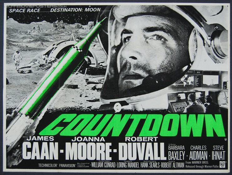 Countdown (1968 film) Countdown 1968 Original British Quad Movie Poster James Caan