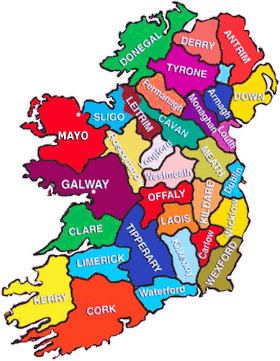 Counties of Ireland IRISH FLAGS BY COUNTY