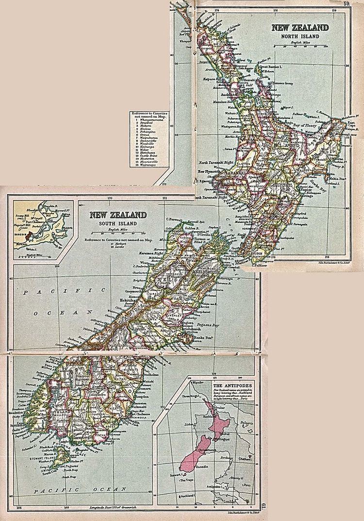 Counties of New Zealand