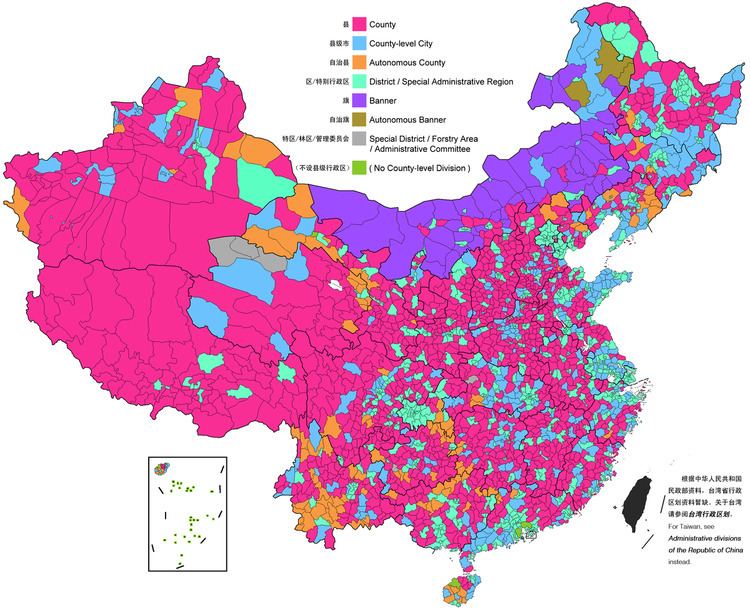 Counties of the People's Republic of China