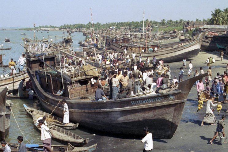 Country boats in Bangladesh