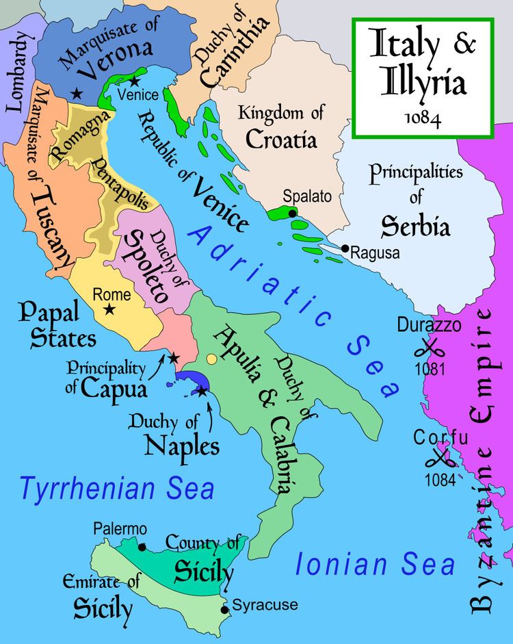 County of Apulia and Calabria