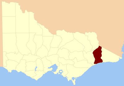 County of Tambo, Victoria