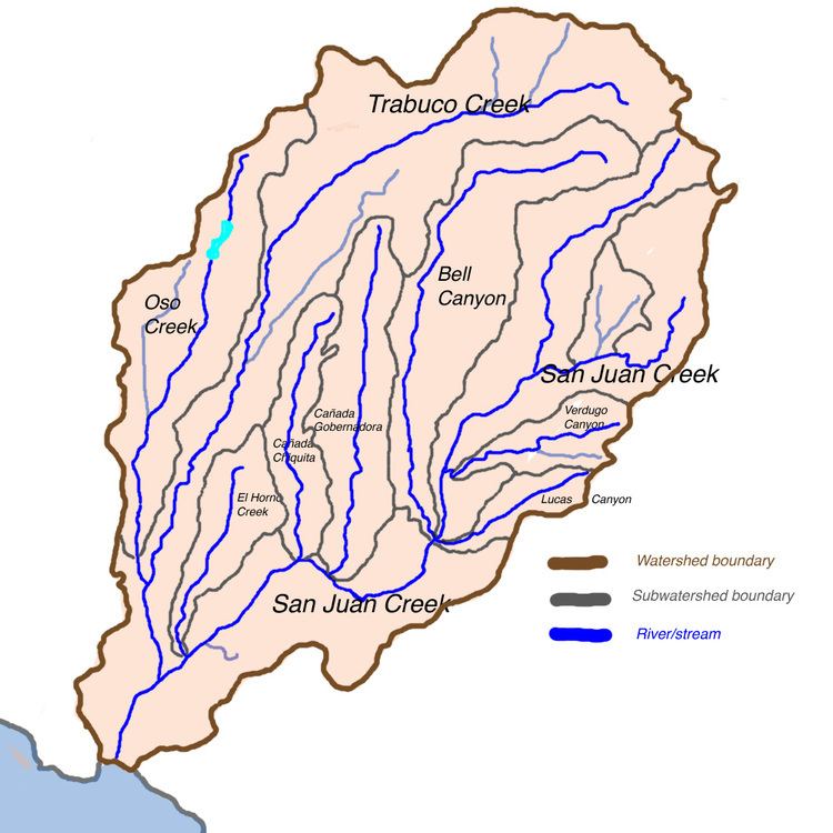 Course of San Juan Creek