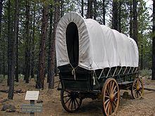 Covered wagon httpsuploadwikimediaorgwikipediacommonsthu