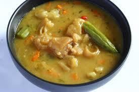 soup cow heel food caribbean foot recipe cod recipes trinidad tripe dumplings beef pea st stew make thomas jamaican tobago