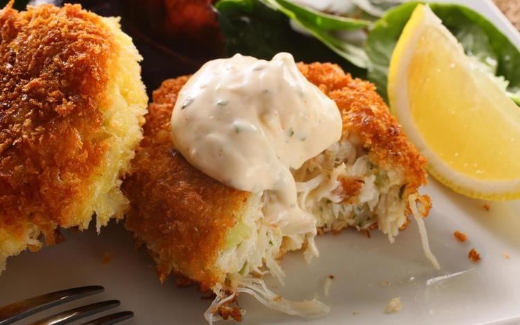 Crab cake Easy Crab Cakes Recipe Chowhound