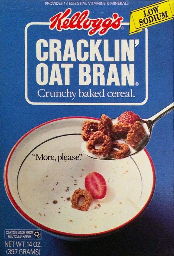 Cracklin' Oat Bran Cracklin39 Oat Bran Cereal MrBreakfastcom