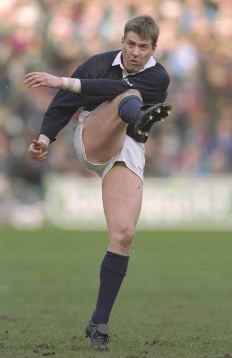 Craig Chalmers Scotland flyhalf Craig Chalmers Rugby Union Photo