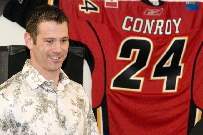 Craig Conroy Craig Conroy relishing his new role with Flames Eric