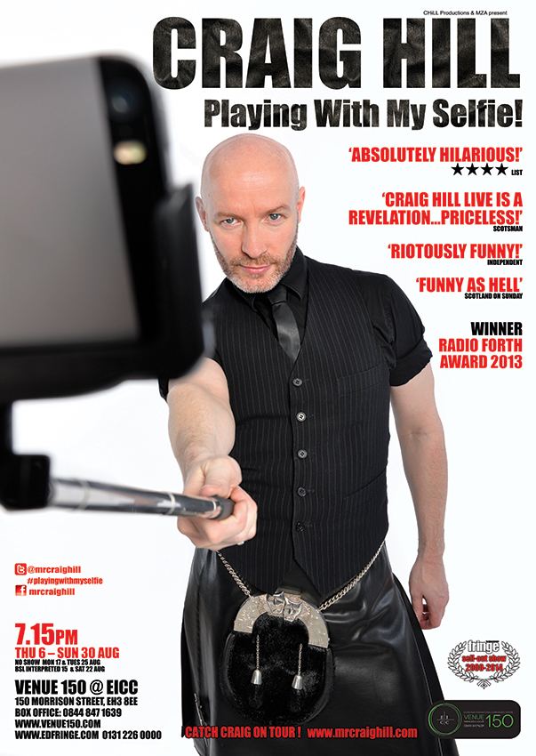Craig Hill (comedian) Edinburgh Festival Fringe 2015 Review Craig Hill Playing With My