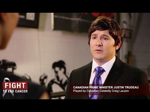 Craig Lauzon JUSTIN TRUDEAU IN THE FIGHT TO END CANCER FEATURING CRAIG LAUZON