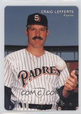Craig Lefferts 1992 Mothers Cookies San Diego Padres Stadium Giveaway Base 24