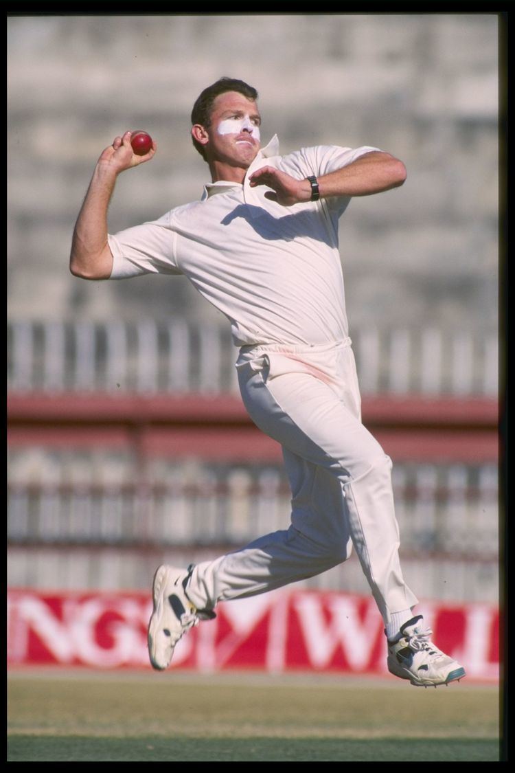 Craig McDermott (Cricketer) playing cricket