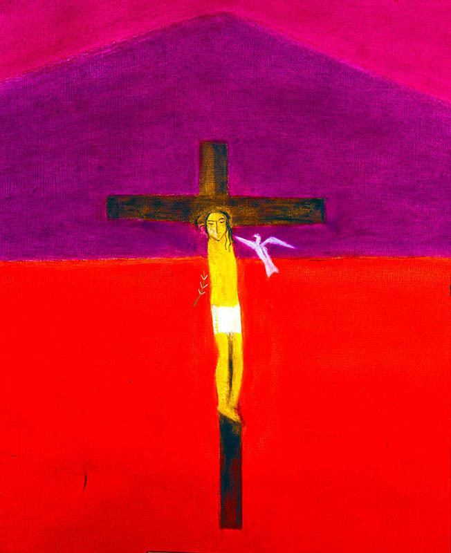 Craigie Aitchison (painter) Craigie Aitchison Crucifixion Portland Gallery